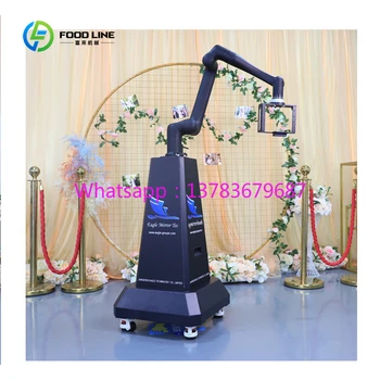 Braccio Robotico Fotografico Automatizzato Portatile Personalizzato, Robot per Selfie, Macchina per Cabina Fotografica 360° Glambot