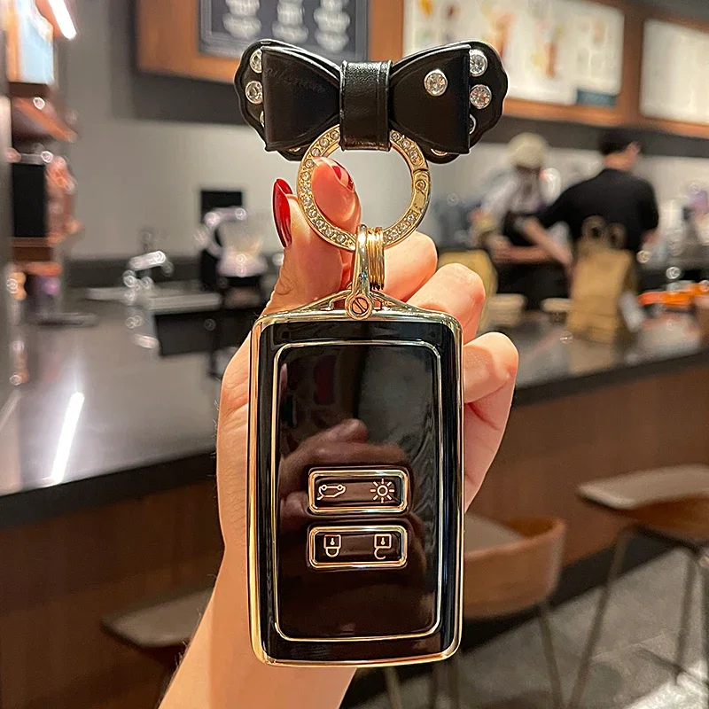 Tpu Car Key Case Cover Per Renault Captur Megane 4 Talisman Espace Clio Zoe Koleos Scenic 4 Arkana Dacia Jogger Duster Sandero