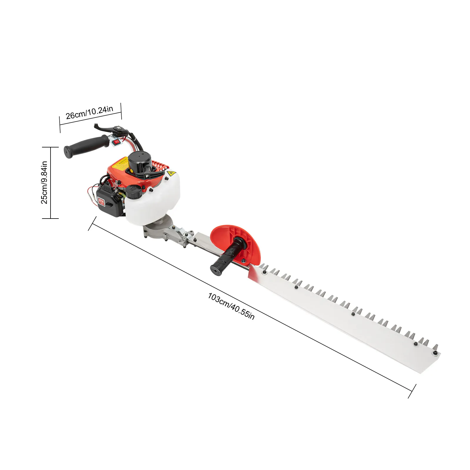 Hedge Trimmer, 0.65 kW Power, 7,500 RPM, 0.5mm Blade, Cordless, Anti-Vibration, Protective Gear Included for Safe Trimming 4