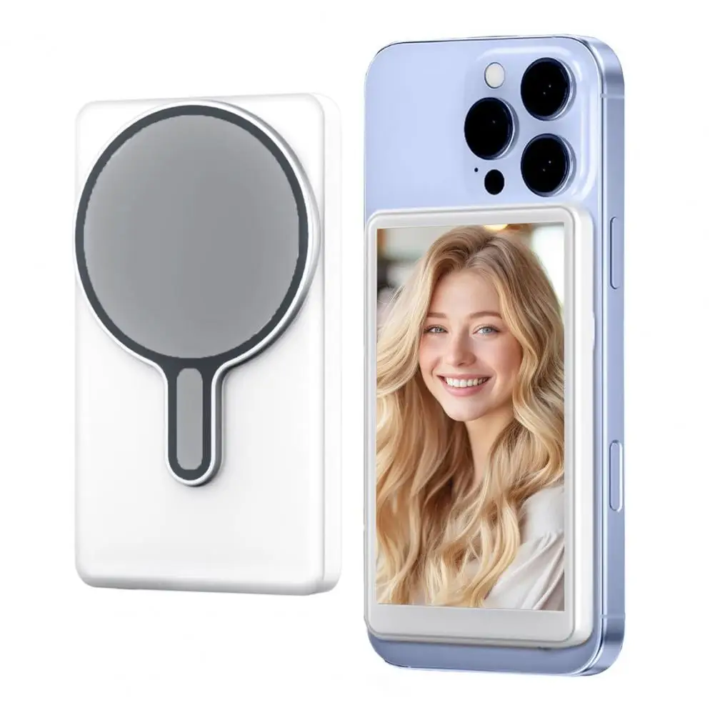 Magnetic Mount Vlog Selfie Monitor Screen Phone Wireless WiFi Bluetooth Connection Rear Camera Selfie Monitor Screen