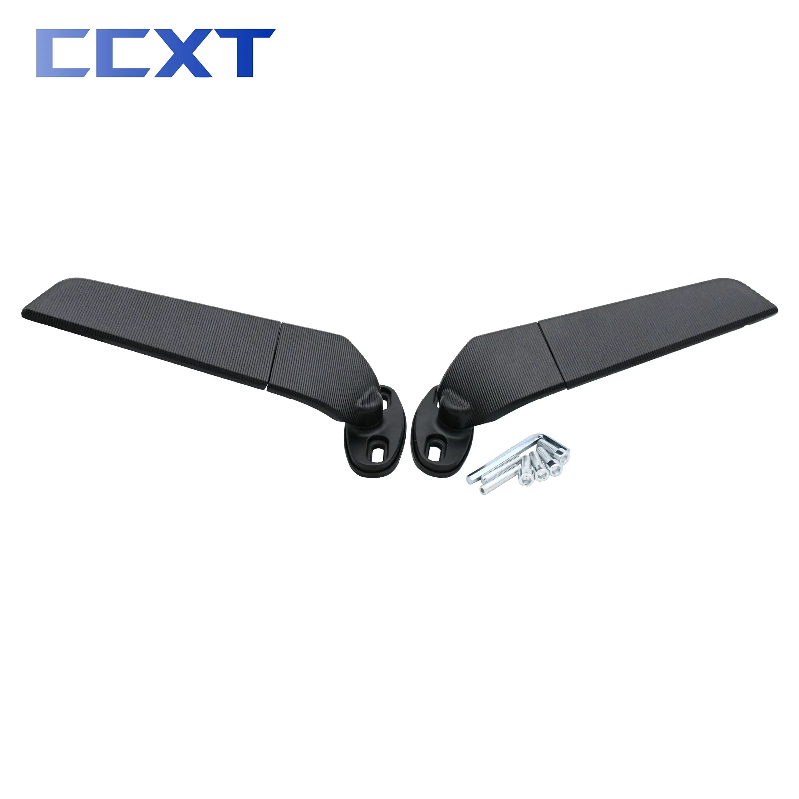 Motorcycle Mirror Modified Wind Wing Adjustable Rotating Rearview Mirror For Yamaha R15V3 R25 R3 R1 R1S R6 R6S V2 V3 FZ6R YZF650 5
