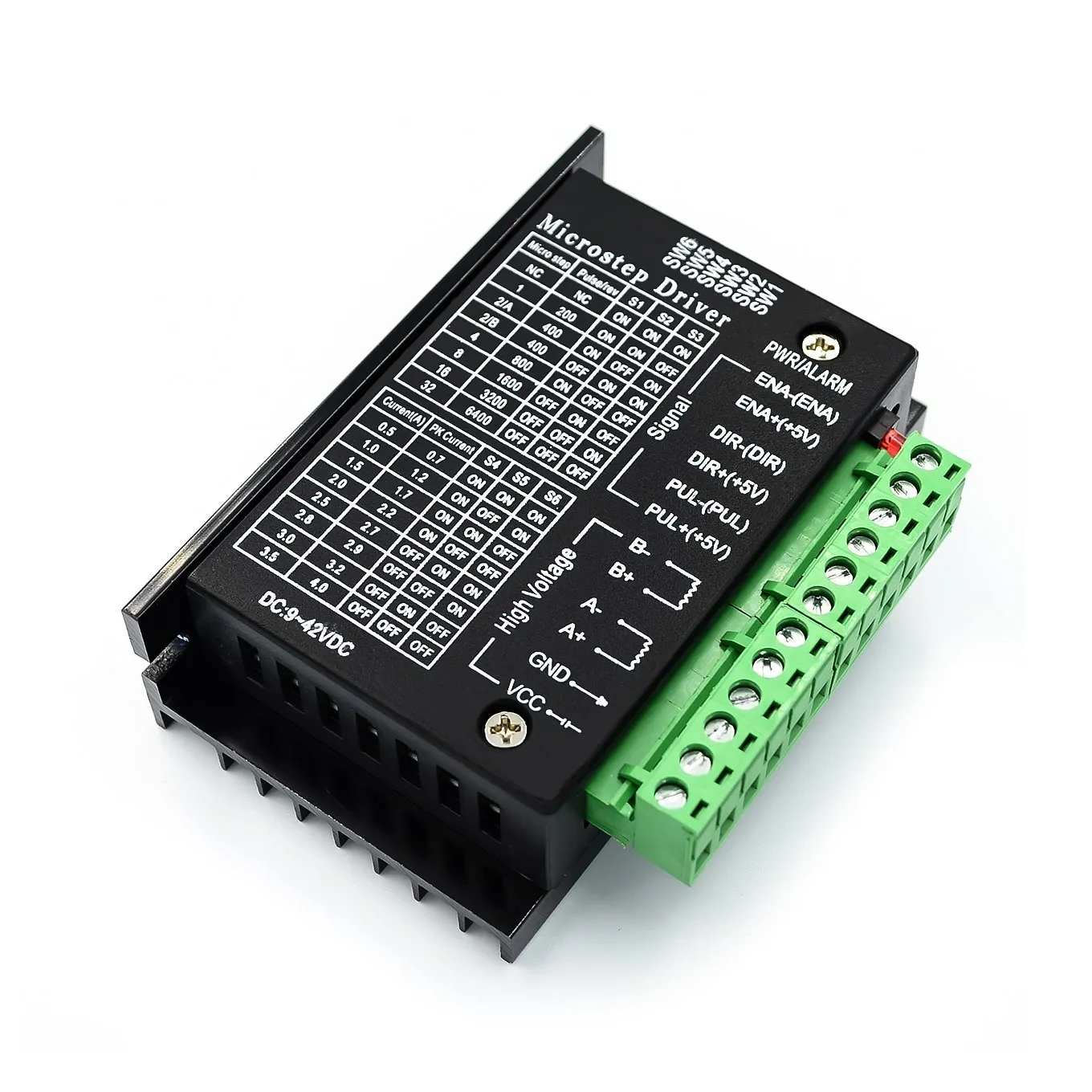 CNC 타각기 우드 라우터 미니 선반, TB6600 스텝퍼 모터 드라이버, Nema 23 Nema 34 42/57/86 Nema17 32 세그먼트, 4.0A 42VDC