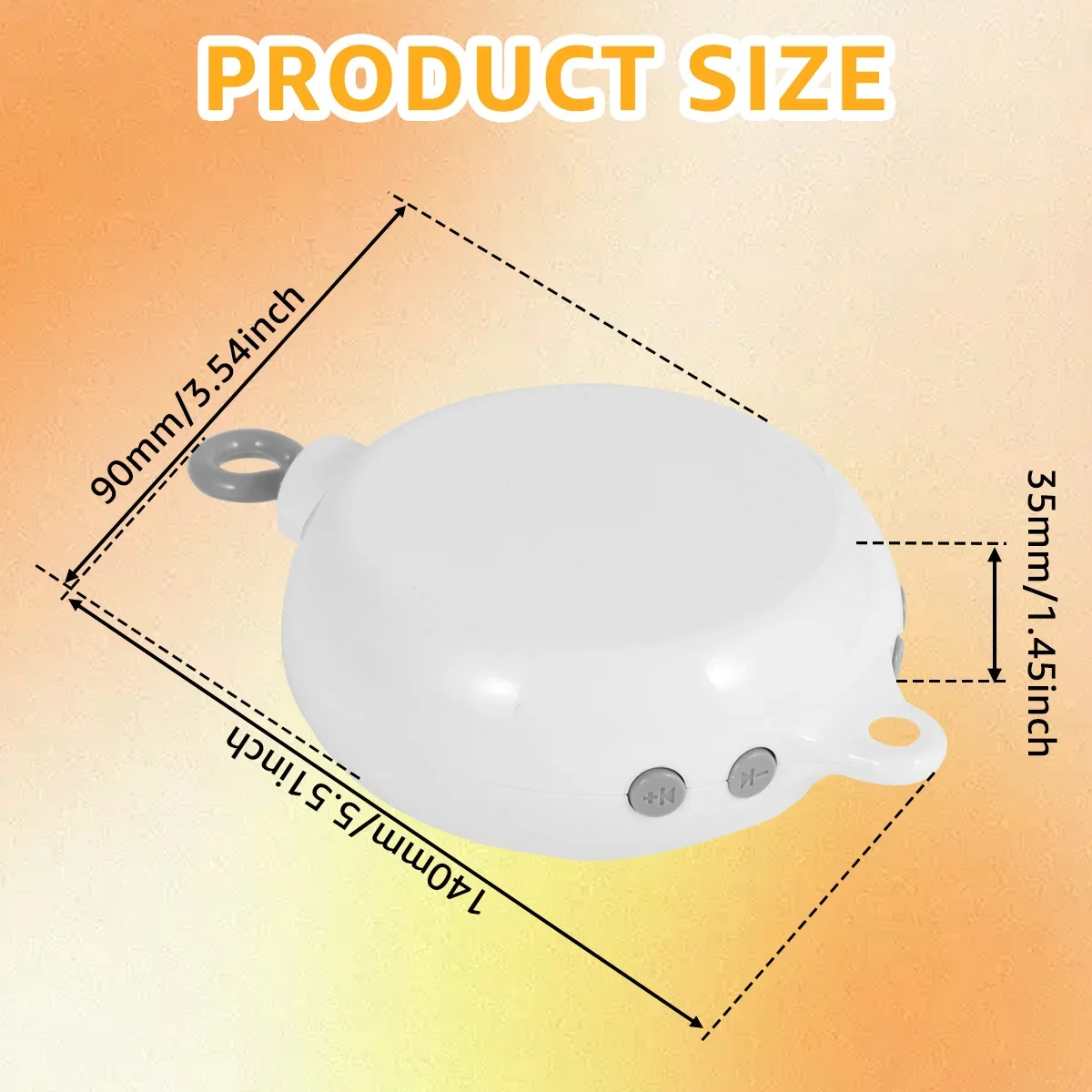 Baby Mobile Music Box Crib Mobile Motor with 3 Modes Volume Adjustable 35 Lullabies Baby Mobile Music Box for Bed Stroller