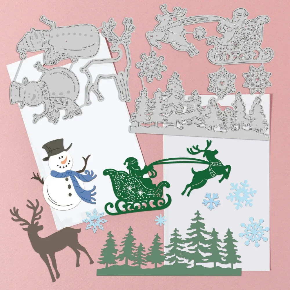 Troquel De Corte De Papá Noel De Navidad Para álbum De Recort DIY