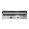 Commercial Kitchen Equipment Electric Tabletop Flat Plate Hamburger Griddle Stainless Steel Cast Iron Grill Griddle For Sale 2