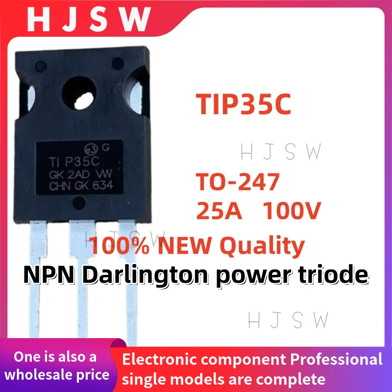 10PCS Premium Quality NPN Darlington Power Triodes - TO-247 Package