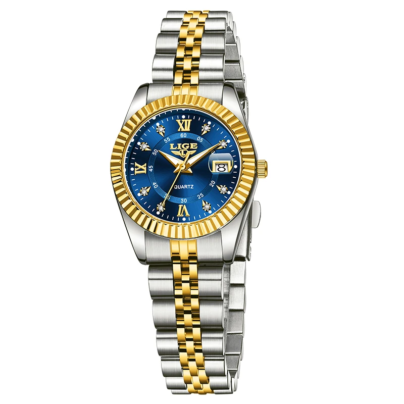 Silver gold blue