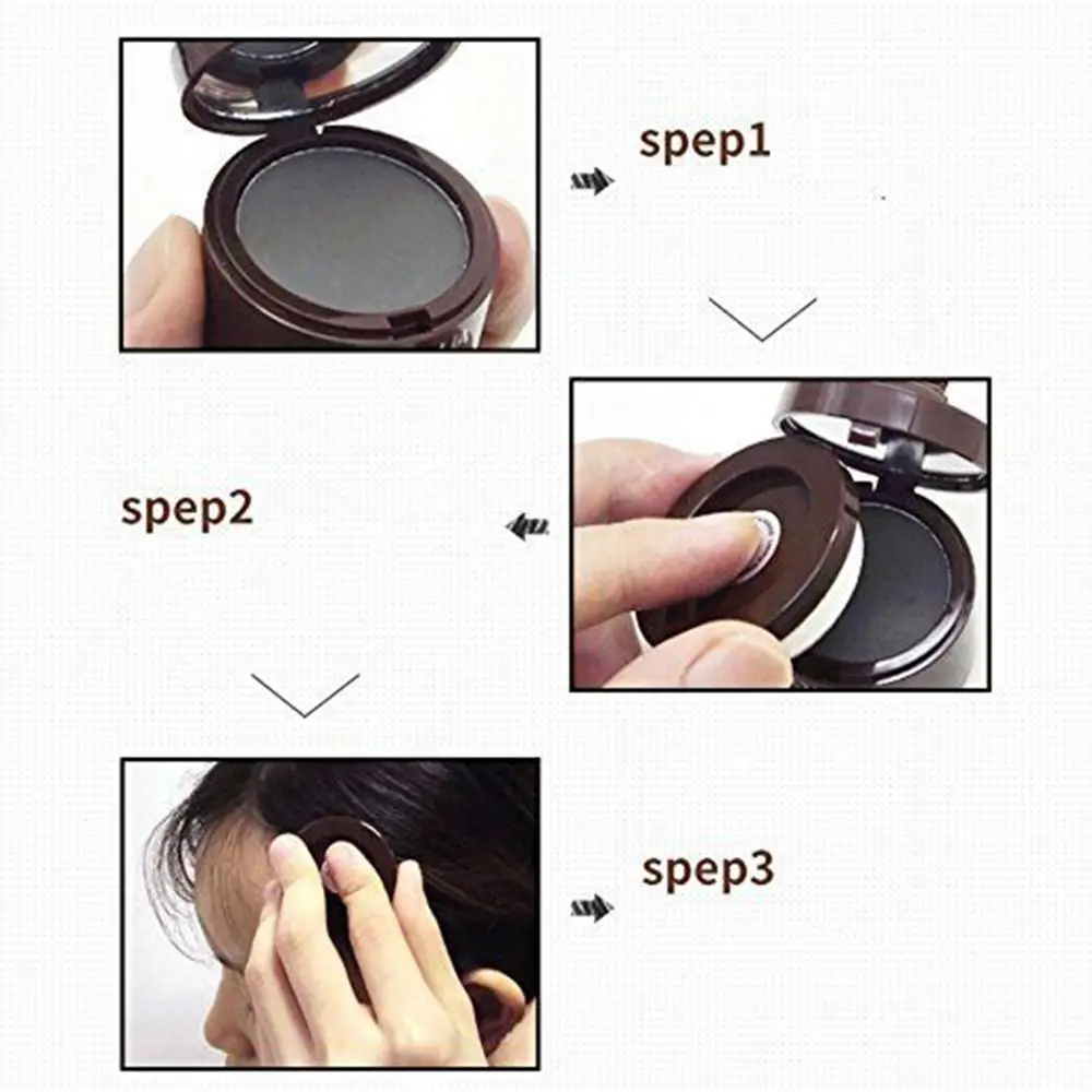 Hair Building Powder Makeup Hair Filling Shadow Forehead Trimming Bald Coverage Hairline Repair