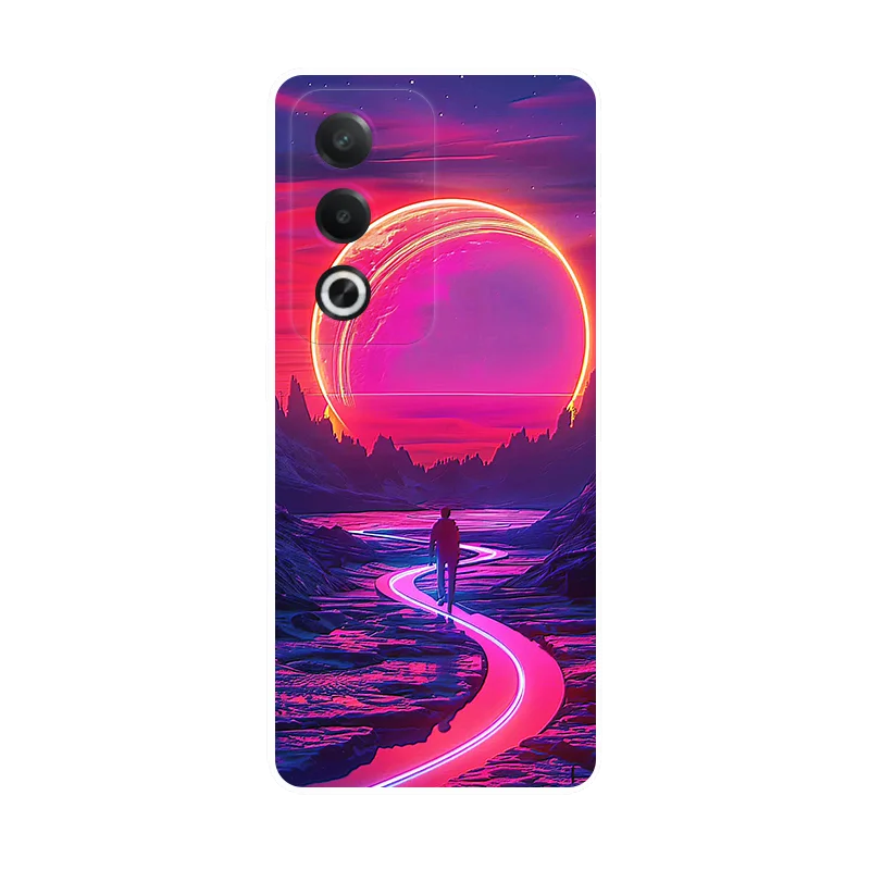 XINYEXIN Clear Cover per Oppo A80 5G Motivo Fiori Floral Custodia Trasparente Antiurto Morbido TPU Bumper Case - Leopard