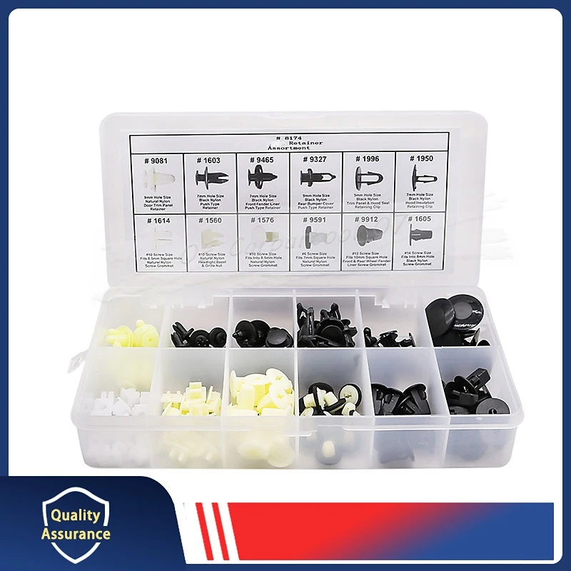 146 Pcs Trim Retainer Car Accessories 12 Size Mixed Auto For Toyota Fender Door Hood Bumper Body Clips Kit