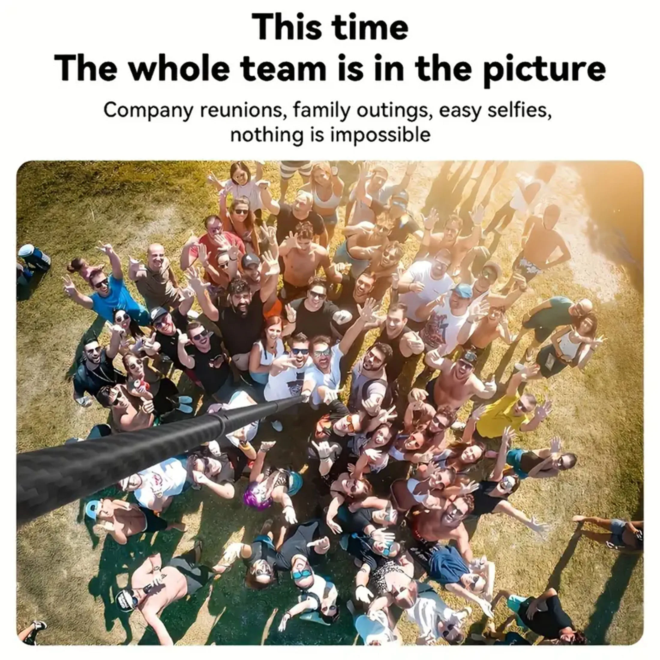 Sports Camera Selfie Stick Ultra Long 5M /197 Inch Extension Carbon Fiber Invisible For Insta360 X4 Insta 360 X3 ONE X/ONE X2/ ONE R RS X3