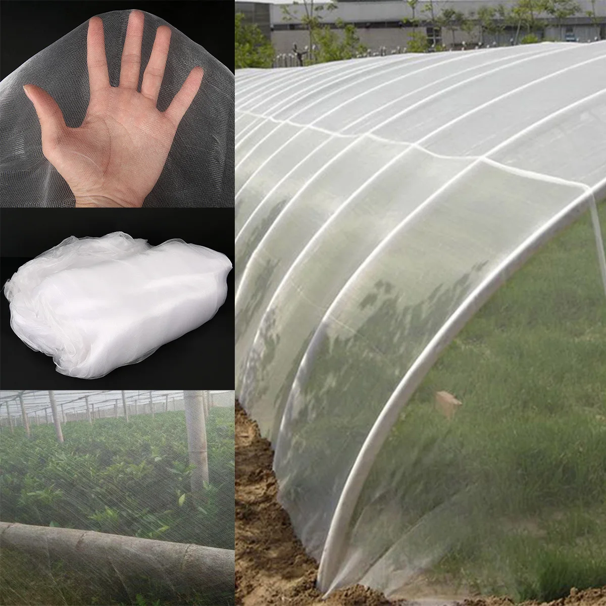 Plant Vegetables Insect Protection Net Garden Insect Protection Fruit Flowers Greenhouse Protective Net Pest Control Anti-Bird