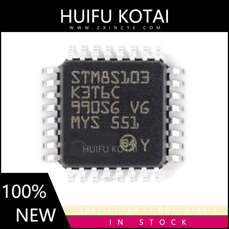 

5 шт. STM8S103K3T6C QFP новые Товары в наличии