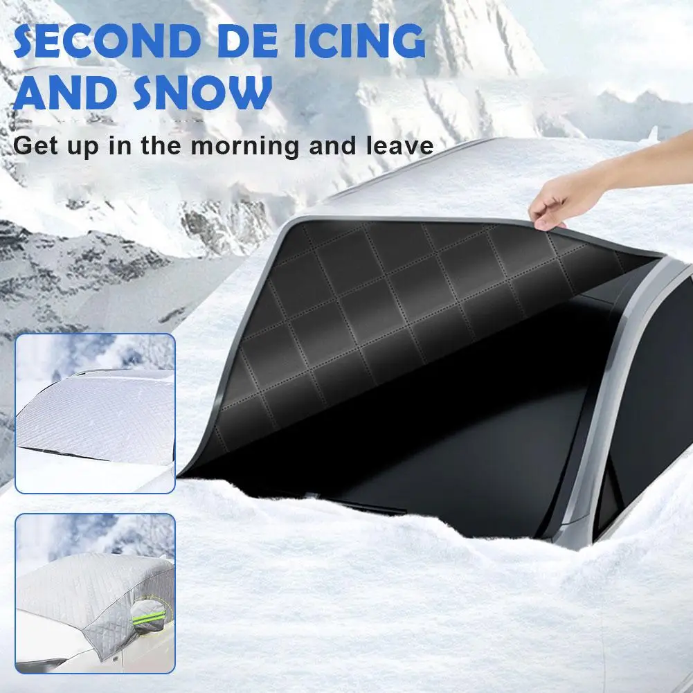 

Солнцезащитный козырек для лобового стекла автомобиля солнцезащитный козырек для снега водонепроницаемый защитный автомобильный чехол для лобового стекла автомобиля