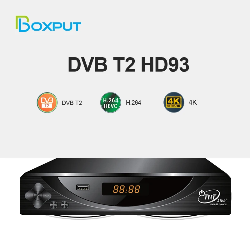 

ТВ-декодер BOXPUT DVB T2 HD93 HD спутниковый ТВ-приемник MP3 JPEG BMP AVI MKV T2 DVB ТВ-приставка цифровой ТВ-приемник