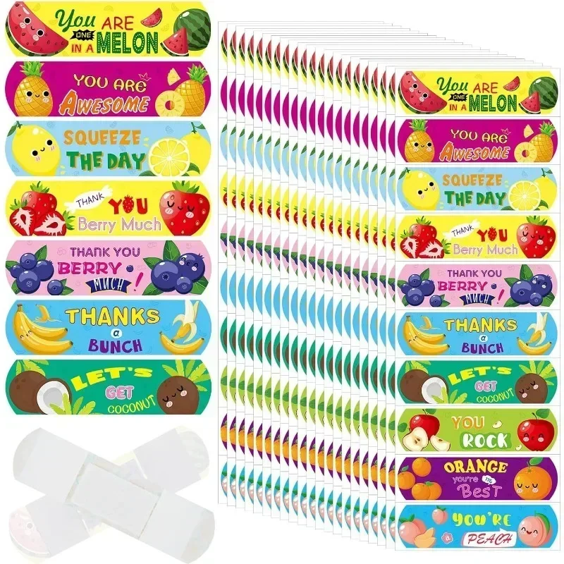 50pcs PE Waterproof Breathable Cartoon Band Aid for Children Cute Cartoon Sticker Plaster Color Elastic Bandage 5