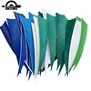 ONTFIHS 50PCS Archery Fletching RW 4" Shield Arrow Feathers with Natural Turkey Feathers 4