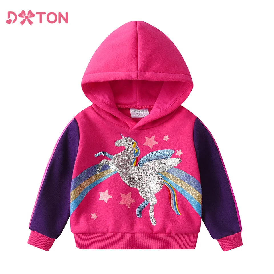 Girls Hoodies Size Julerwoo Unicorn Hoodie For Girls Rainbow