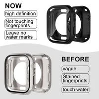 Protecteur d'écran complet à 360 degrés pour Apple Watch, couvercle étanche pour iWatch 46mm 45mm 44mm 41mm 42mm 40mm 11 10 9 8 7 6 5 4 SE 6