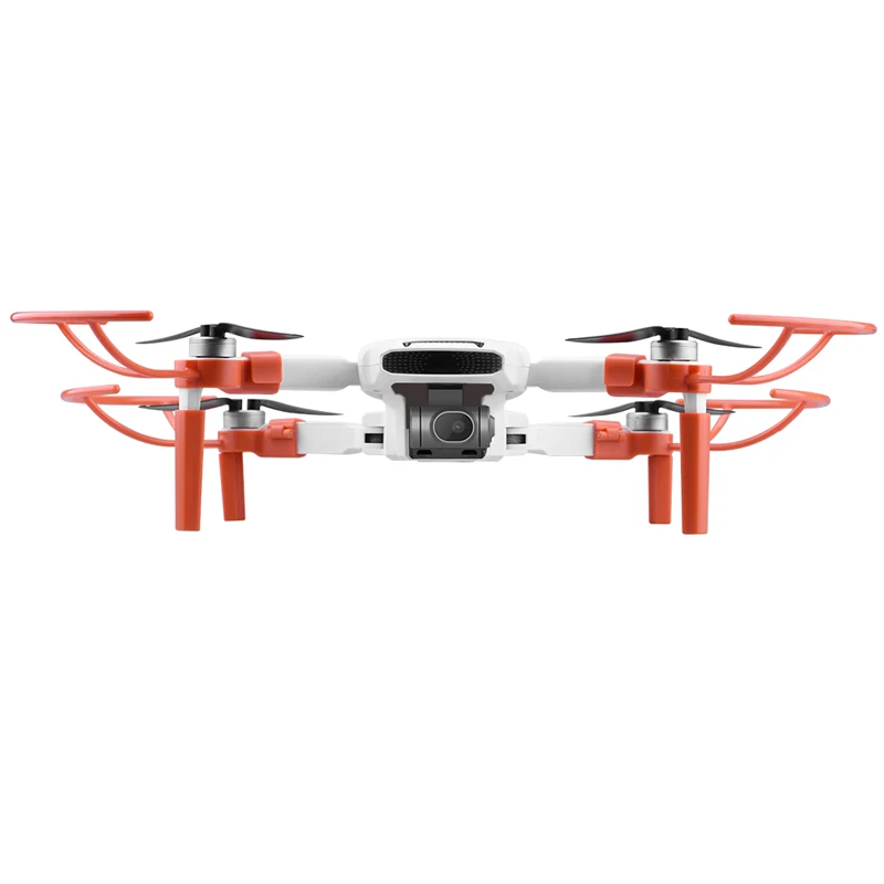 Blade Protection Cover Anti-Collision Propeller Protector Guard and Increased Landing Gear for FIMI X8 MINI Drone,Orange