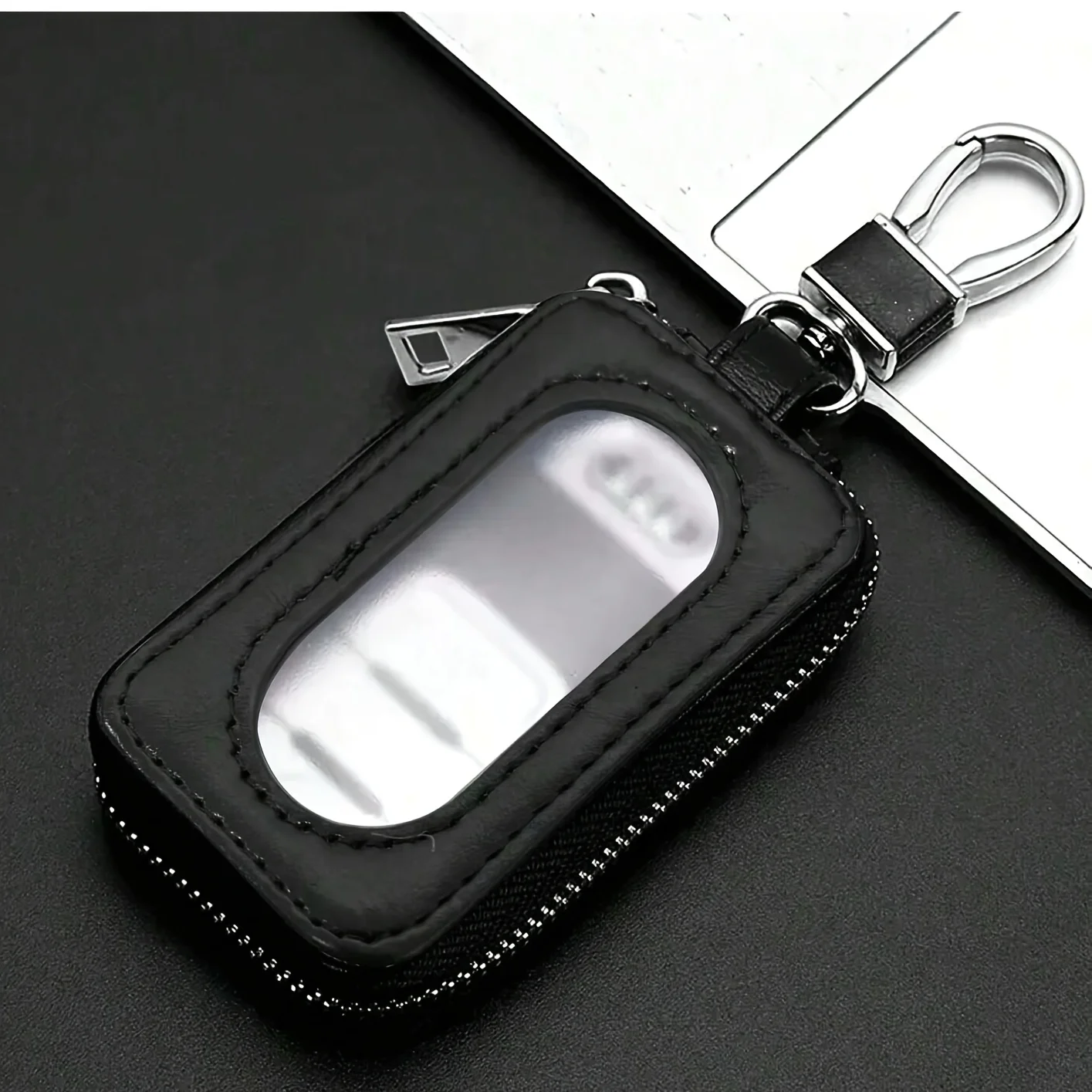 Premium PU Leather Key Holder Pouch