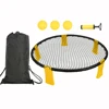 Mini Beach Volleyball Spike Game Balls Set Outdoor Team Sports Lawn Fitness Equipment Net With 3 Balls For Outdoor Sports 1