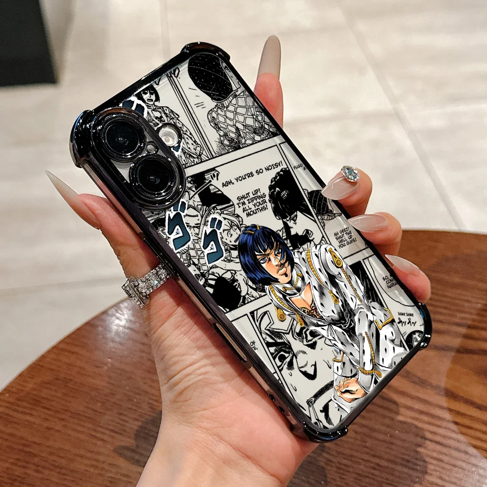 Anime Jojo's Bizarre Adventure Plating Phone Case