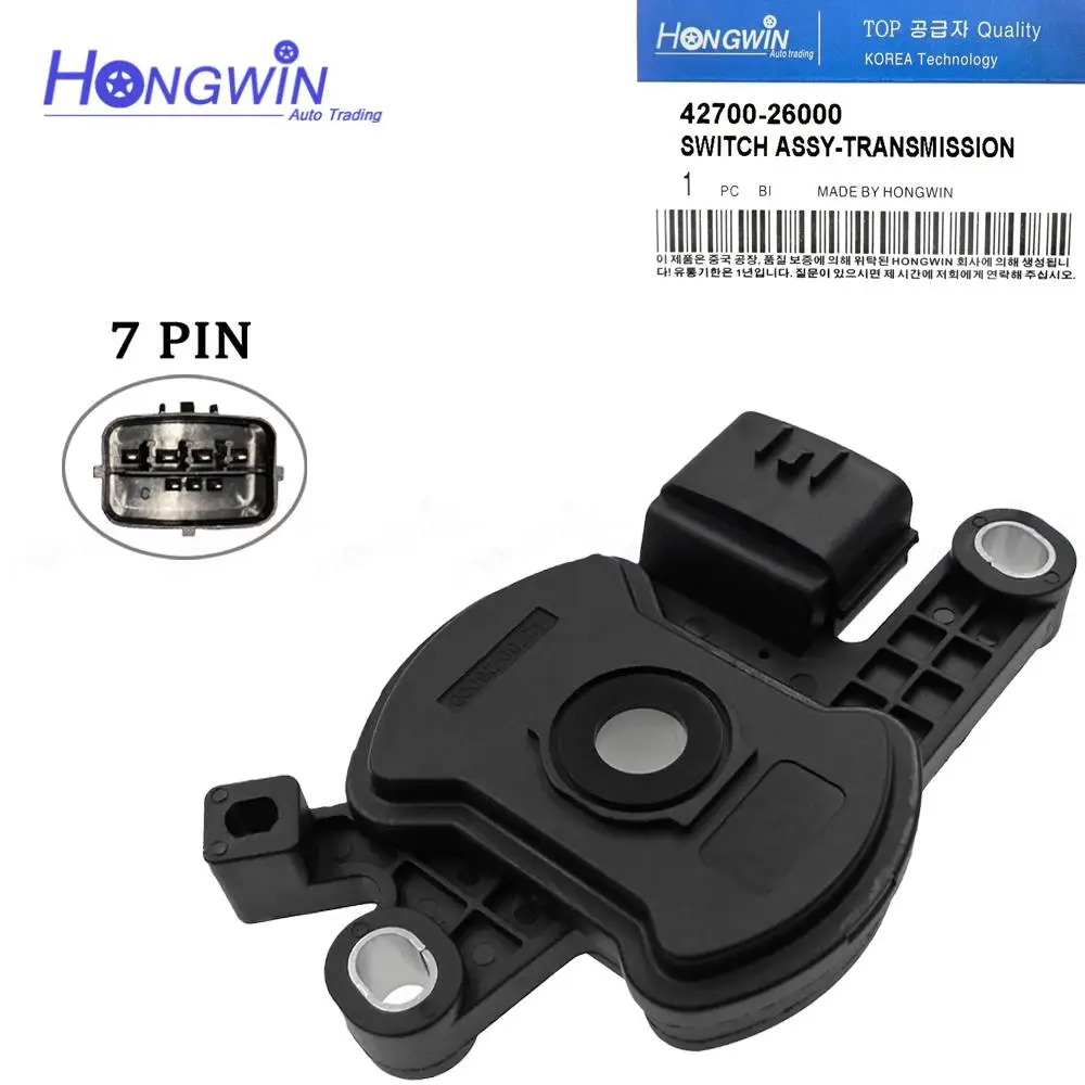 NeutralSafetyInhibitorSwitch4270026000For1117HyundaiSonataElantraAccentTucson