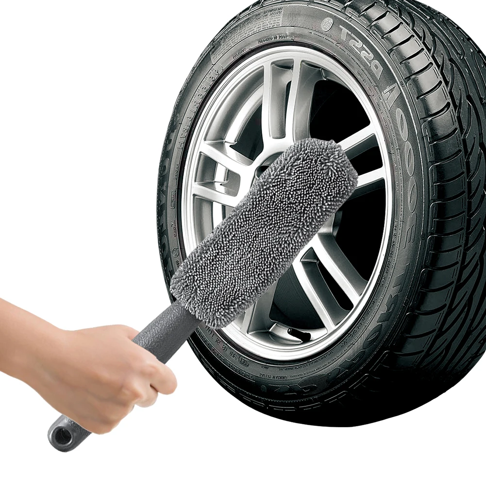 Car Detailing Brush Set Wash Brush Tire Scrubber Wheel Rim Cleaner