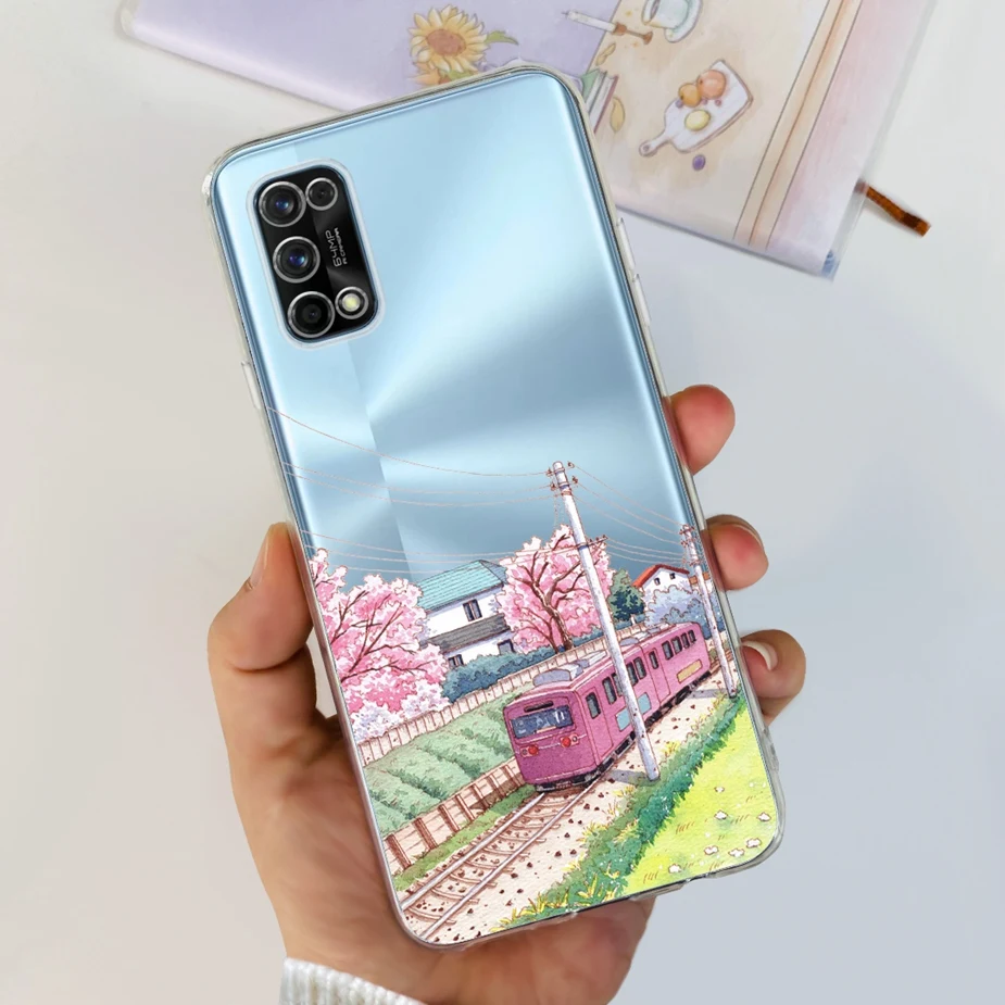 Stylish Painted Soft Silicone Phone Case - Artistic Design Protective Cover