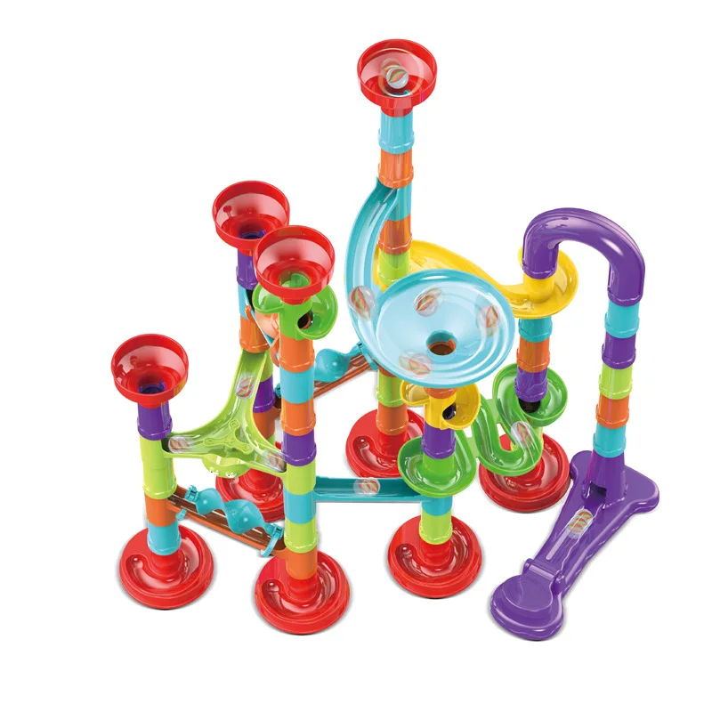 Summer Water Toys Assemble Tracks Marble Run Race Maze Suction Cup