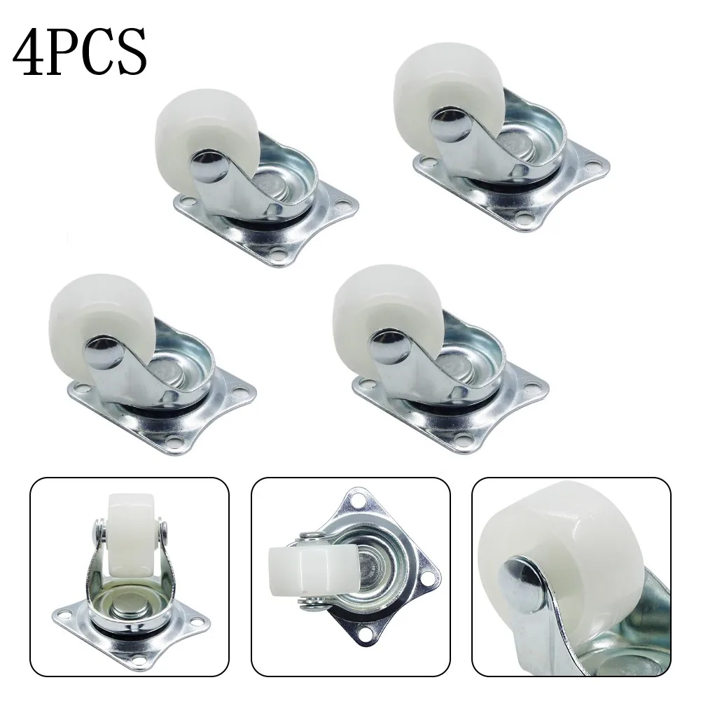 

4/12 Pcs Casters Kit Caster Stroller Wheel Swivel Caster With Rubber Mount Ball Bearing Wheels 1.46in X 1.25in Rotation Tools