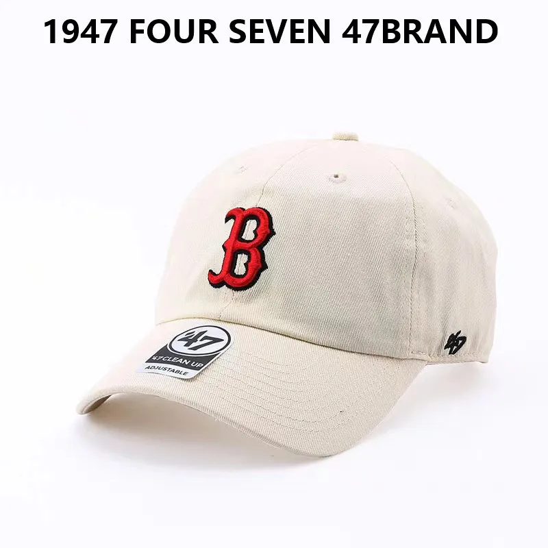 

1947 четыре семь 47 Фирменная бейсбольная шляпа Защита от солнца командная Регулируемая шляпа с утиным языком мягкая шляпа