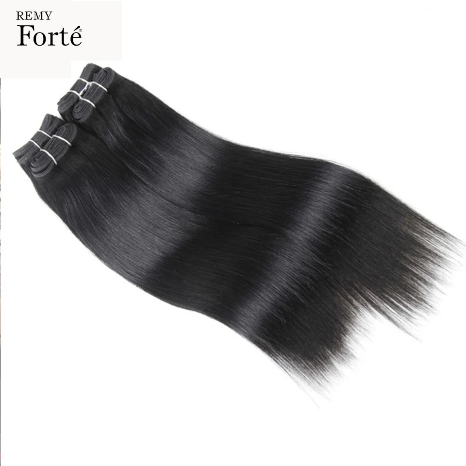 Brazilian Straight Hair Weave Human Hair 4 Bundles Deal 190 Grams 1 Packet 100% Natural Extensions 6 Colors 4 # 99J# Red