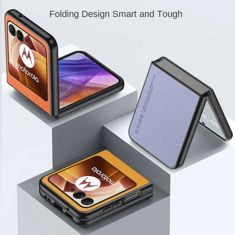 Luxury Leather Shockproof Silicone Frame Case - Full Protection Cover