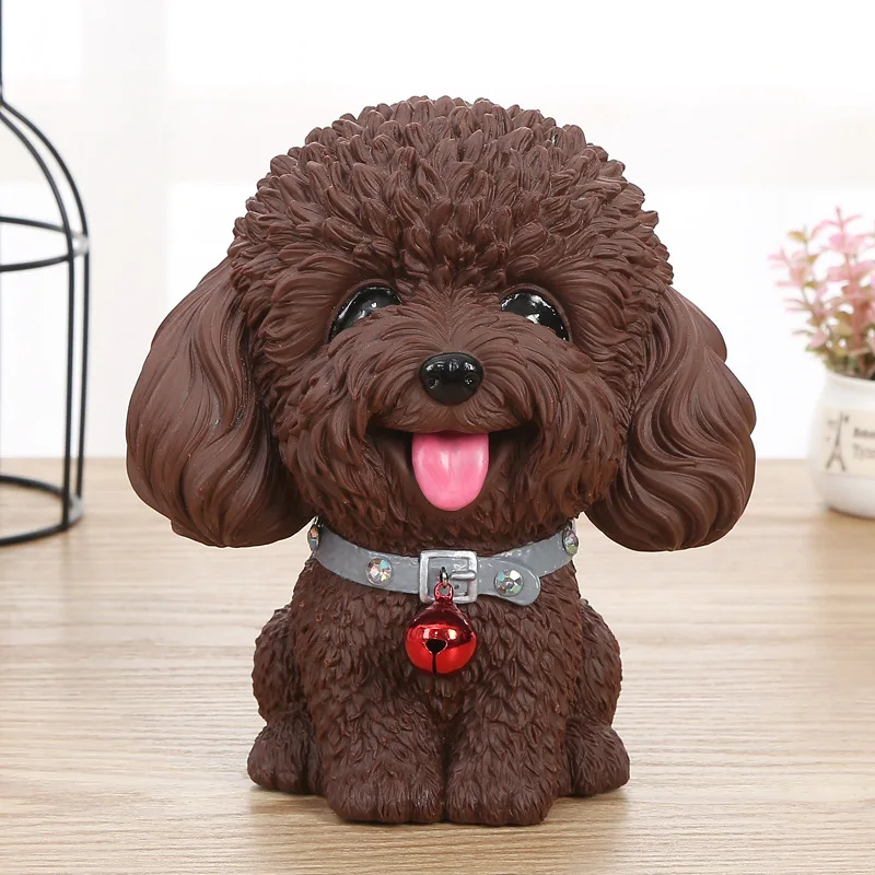 Cute Pet Piggy Bank Puppy Piggy Bank Chinese Zodiac Dog Piggy Bank Children's Gift Pugo Teddy Pomeranian Corgi Piggy Bank 3