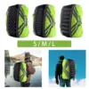 Backpack Rain Cover Waterproof High Visibility with Reflective Strip Rucksack Covers for Camping Traveling Outdoor Activities 2