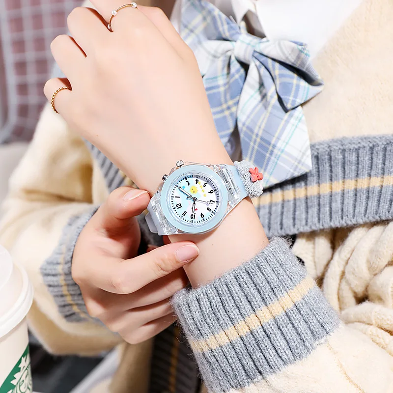 New Sports Kids Watches For Girls Boys Gift Personality Clock Easy Read Children Silicone Flash Quartz Wristwatch Reloj Infantil