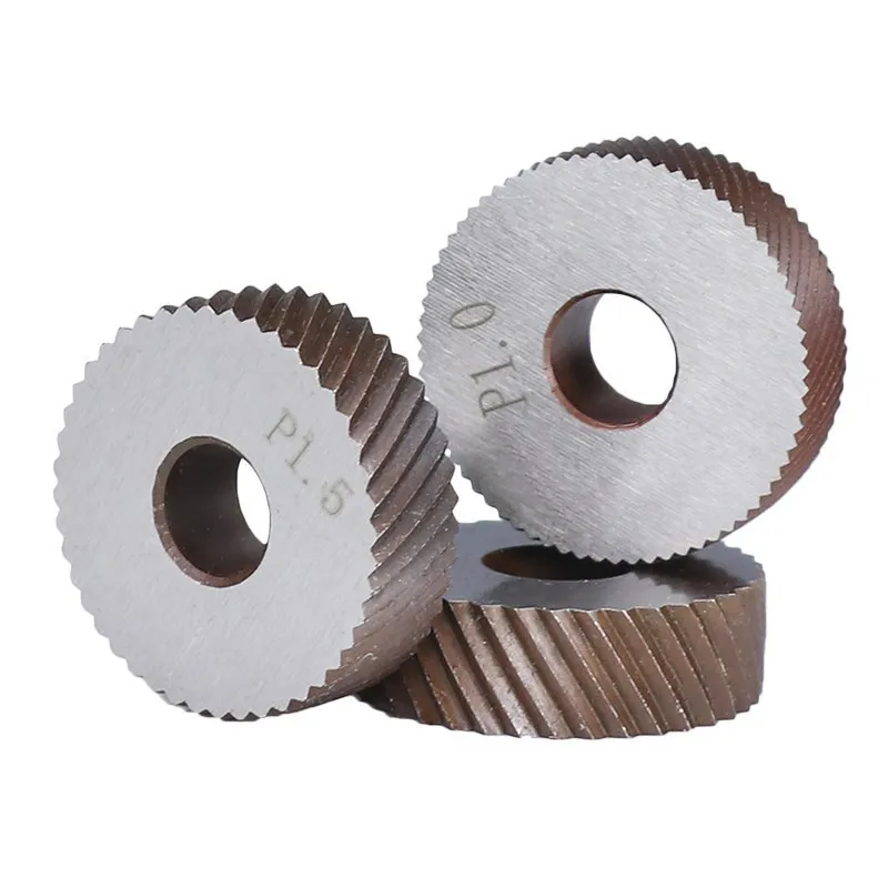 0.5mm Reticulated Knurling Knife Inner Hole Embossing Wheel Gear Shaper Cutter Lathe Reticulated Knurling Wheel XCAN