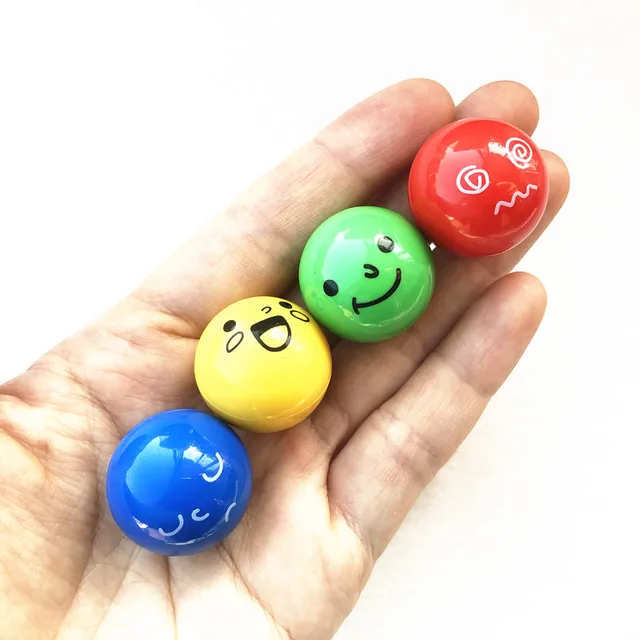 10PCS Marble Run Face Rolling Balls with Safe Gap 2.4CM Big Building Blocks Parts Compatible Large Slide Track Bricks Toys 4