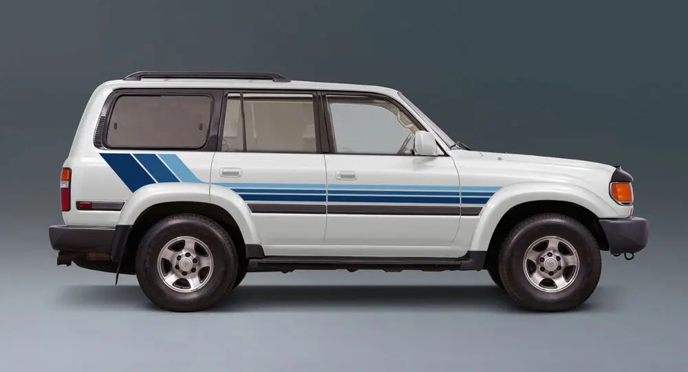Toyota Land Cruiser FJ80 decal example 5