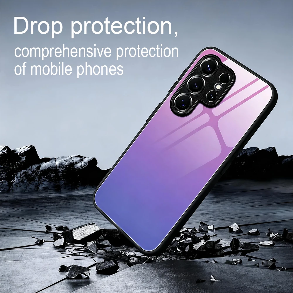Back view showing camera cutout