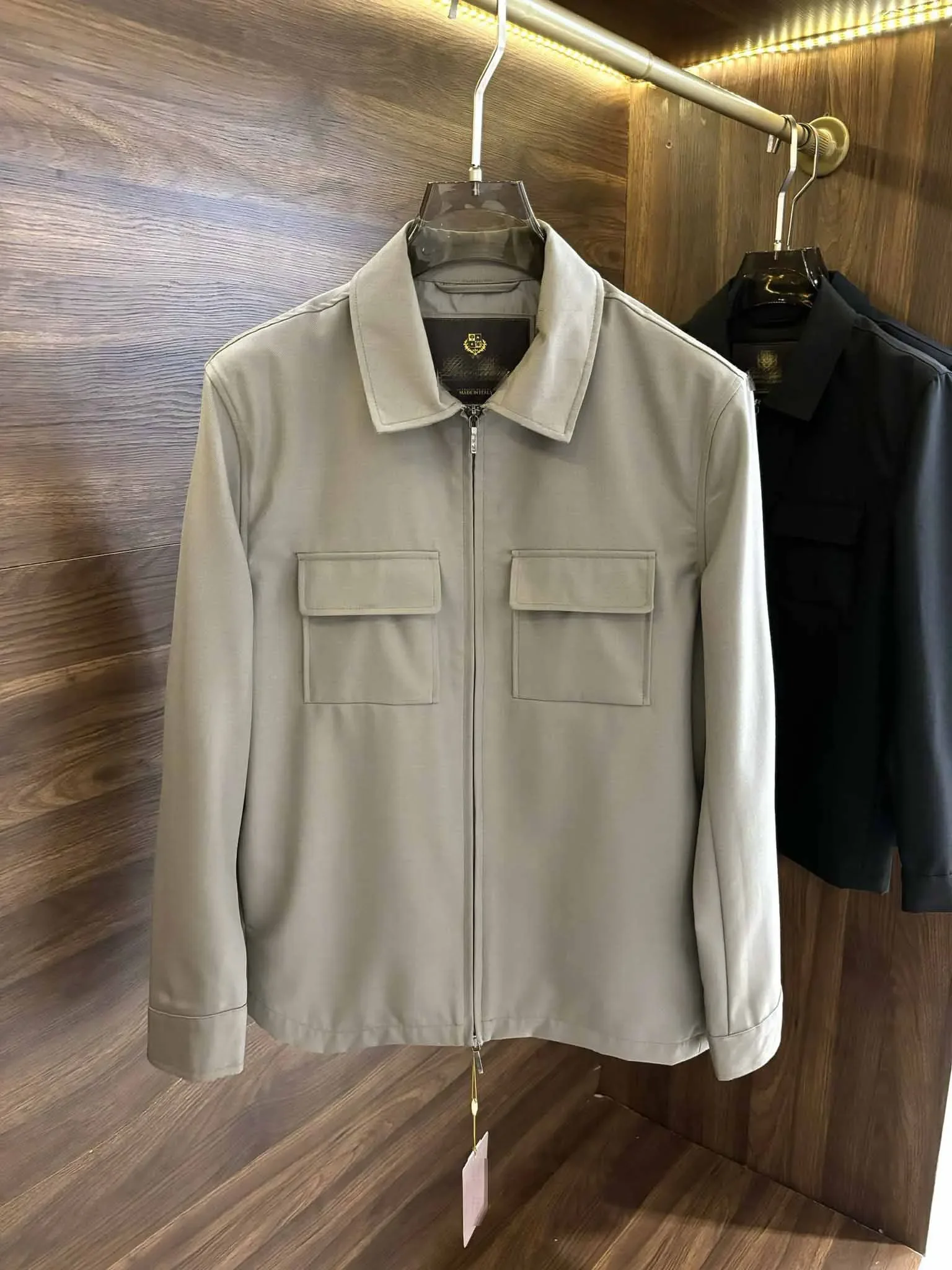 2025 DIKU Boutique Casual Style Men's Wool Blend Sweater Jacket M-3XL 2
