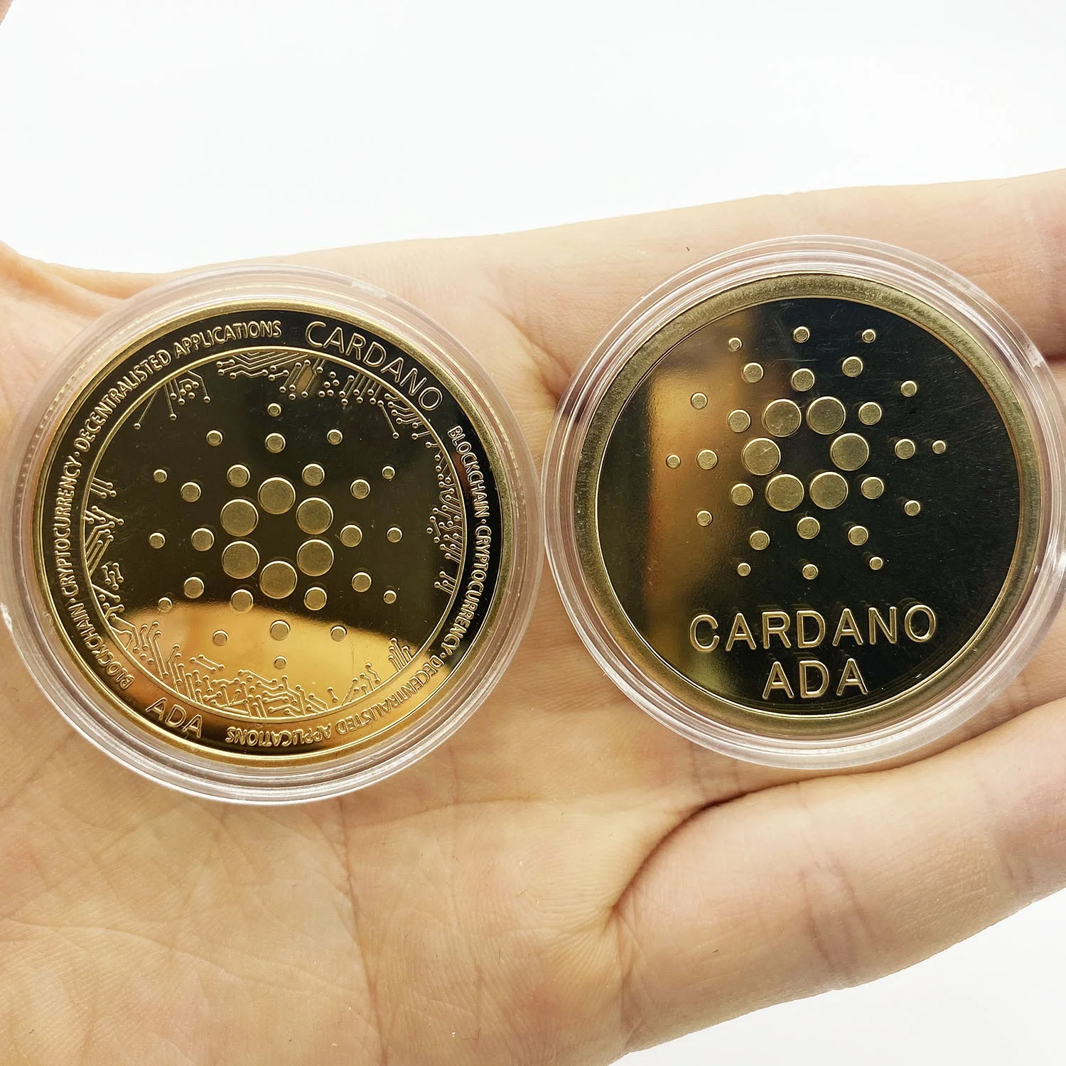 Gold Plated Bitcoin Commemorative Art Collectible