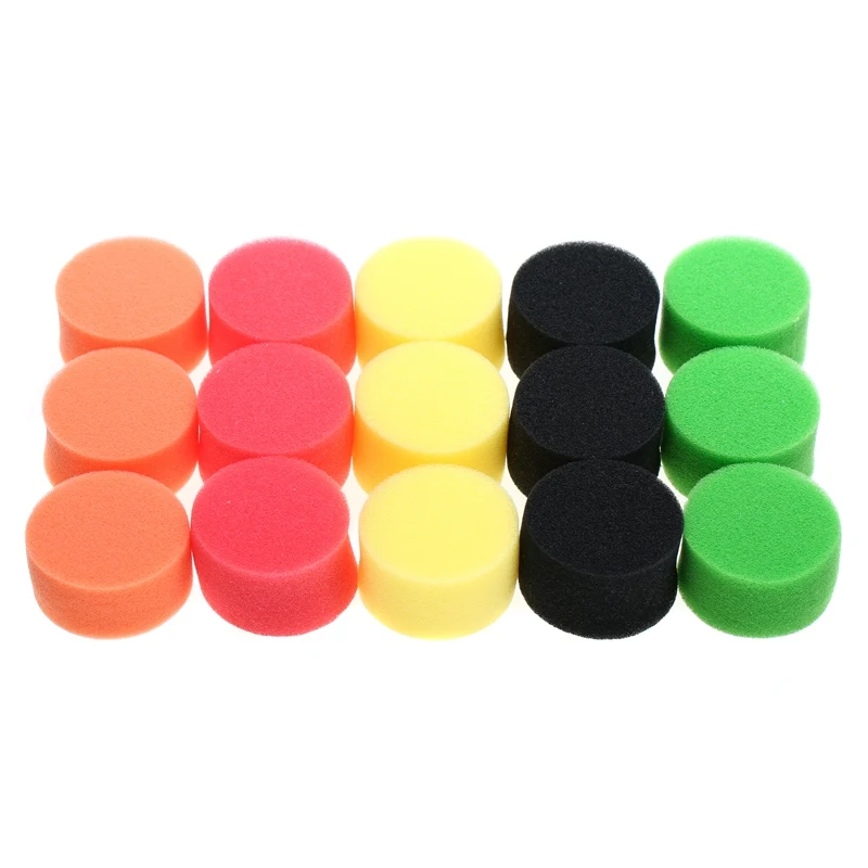 Car Polishing Pad,Car Polisher,Car Polish Pad,Car Polishing Sponge,Polishing Sponge Set,Polishing Wheel Disc,Polishing Wheel Kit 16Pcs/Set Car Polishing Pad 2 Inch 50mm Polishing Circle ing Waxing Pad Tool Polishings Disc Kit Car Polisher Cleaning Tools