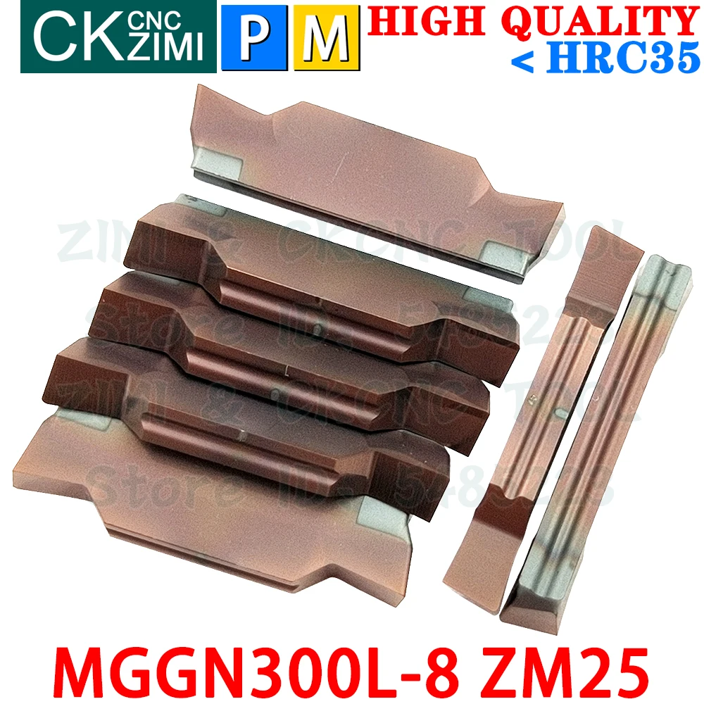 

MGGN300L-8 ZM25 MGGN 300 3mm Carbide Inserts Cutting Grooving Inserts Tools CNC Metal lathe Tools MGMN 300 For MGEHR MGEHL SMGB