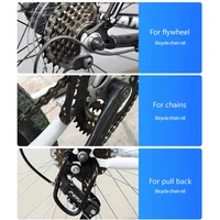 Huile de lubrifiant pour chaîne de vélo, 60ML, lubrifiant pour chaîne sèche, pour équipement de vélo, huile d'entretien cireuse, gicleur, accessoires de vélo de route et vtt 6