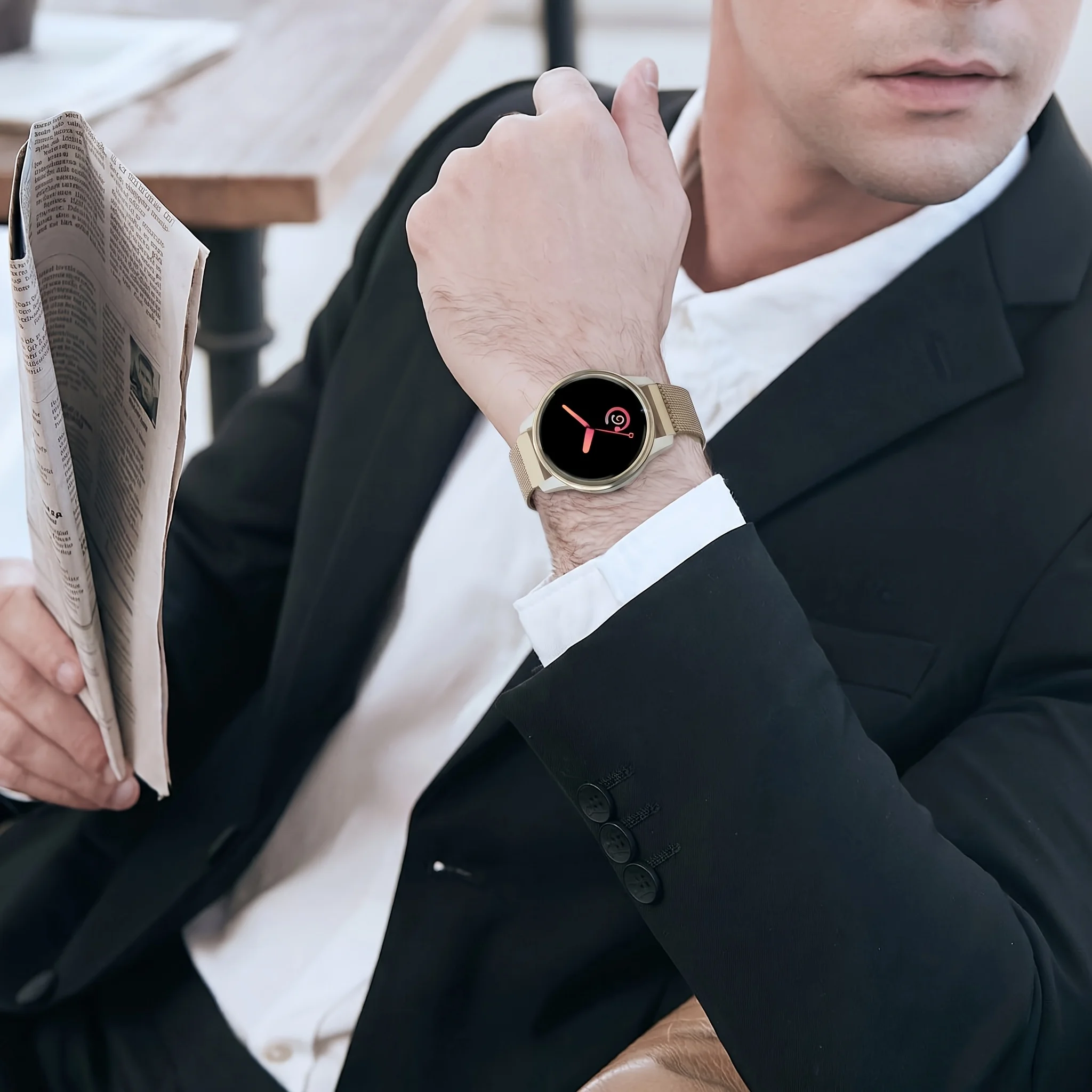 Premium 20mm Metal Magnetic Quick-Release Stainless Steel Mesh Strap
