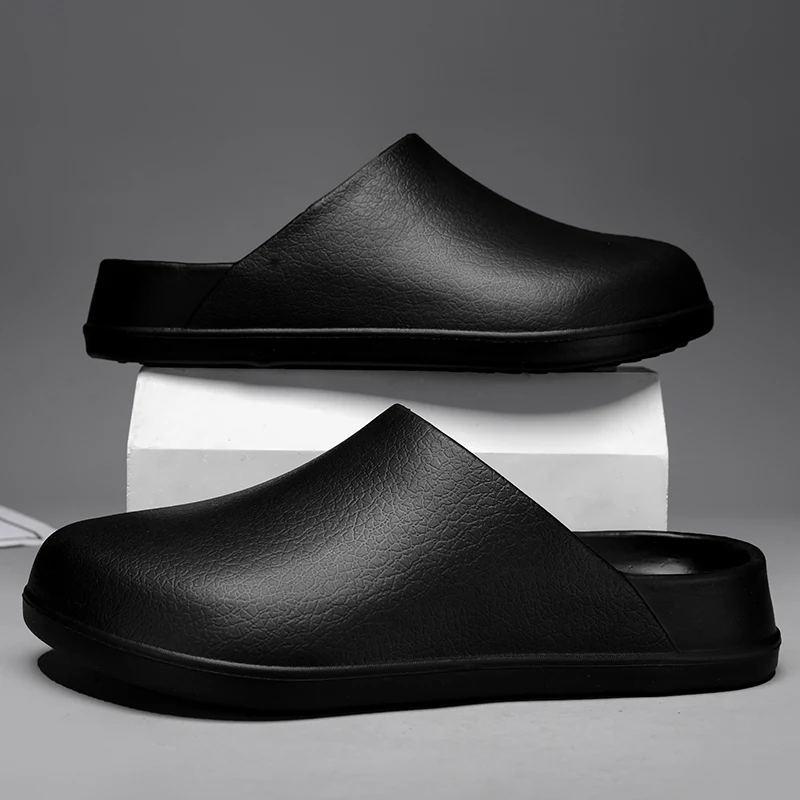 Zuecos originales para hombre, zapatillas cómodas, sandalias de verano EVA, zapatos antideslizantes impermeables para Chef, zapatos de pesca al aire libre para trabajadores