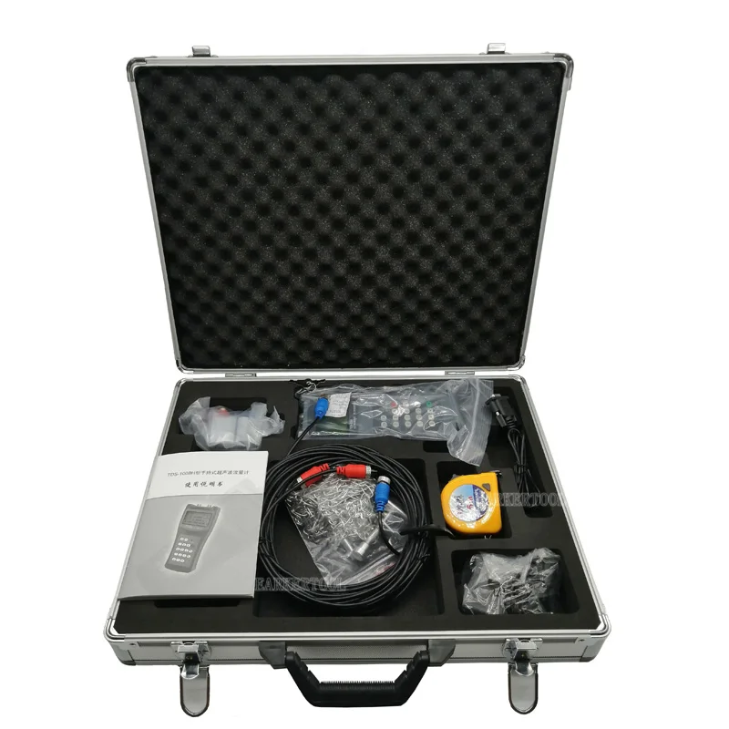 Handheld TDS-100H Liquid Ultrasonic Flow Meter S2 M2 L2 Transducer (DN15-6000mm) Flowmeters